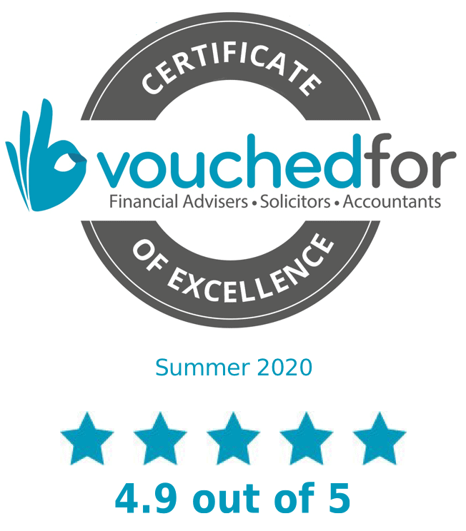 VouchedFor Certificate of Excellence 2020